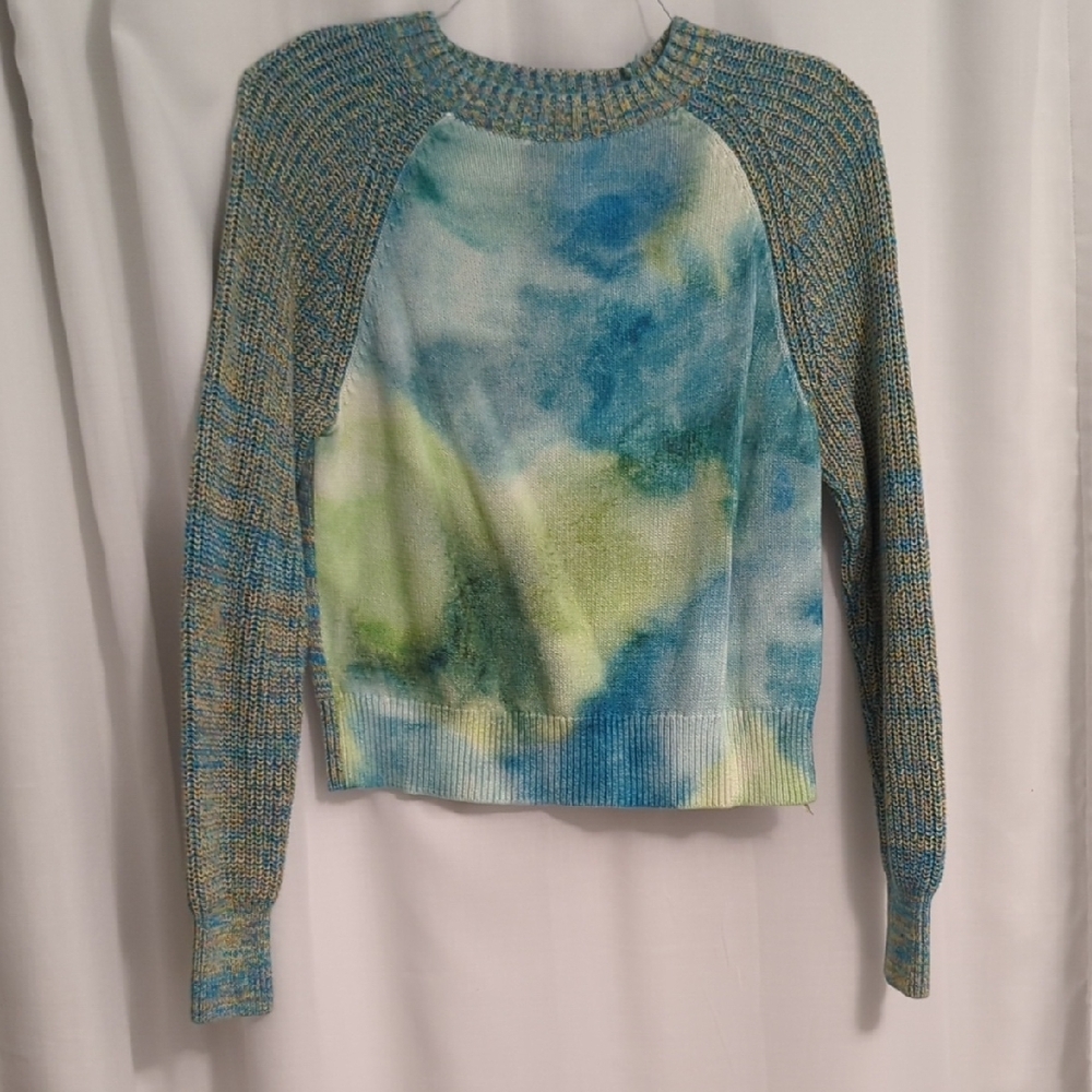 by Anthropologie Multicolor Tie-Dye Women's Sweater